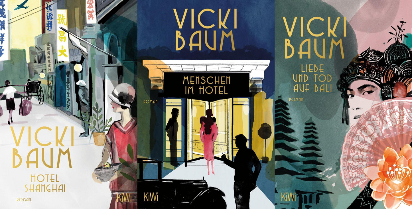 3 Bestseller-Romane von Vicki Baum im Set + 1 exklusives Postkartenset
