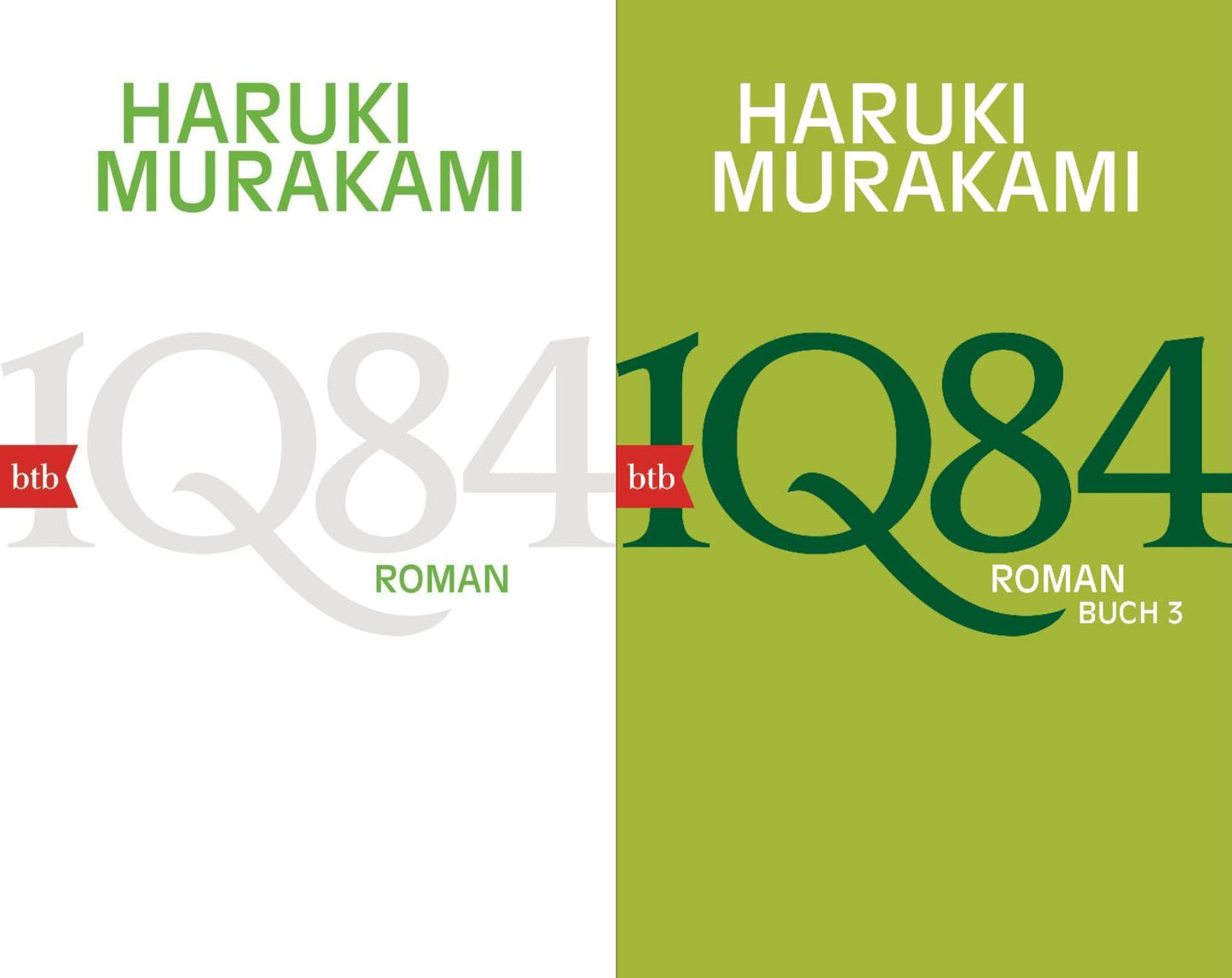 Die 1Q84-Trilogie von Haruki Murakami + 1 exklusives Postkartenset