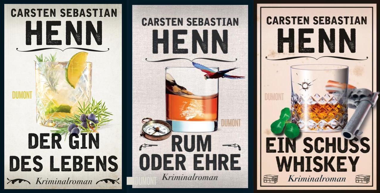 3 kulinarische Krimis von Carsten Sebastian Henn + 1 exklusives Postkartenset