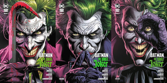 Batman Comics - Die drei Joker Band 1-3 plus 1 exklusives Postkartenset