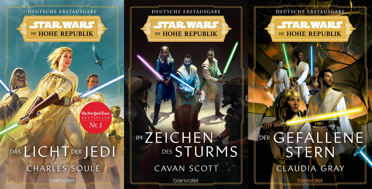 Star Wars: Die Hohe Republik Band 1-3 plus 1 exklusives Postkartenset