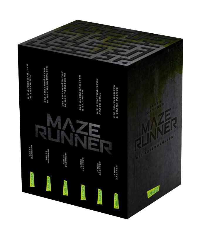 Der Maze-Runner-Schuber inkl. 2 Bonusbände + 1 exklusives Postkartenset