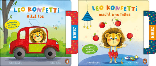 Leo Konfetti Band 1+2 plus 1 exklusives Postkartenset
