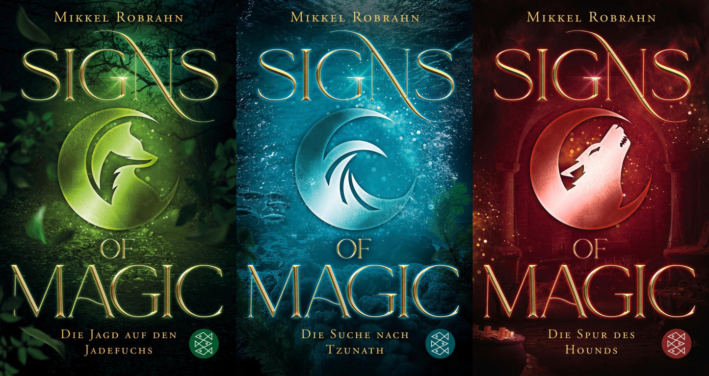 Signs of Magic-Reihe Band 1-3 plus 1 exklusives Postkartenset
