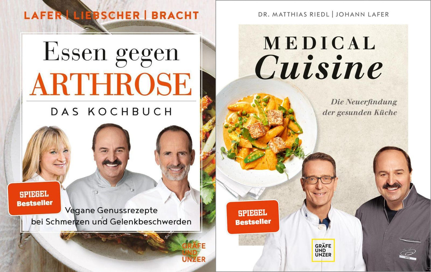 Essen gegen Arthrose + Medical Cuisine im Set plus 1 exklusives Postkartenset