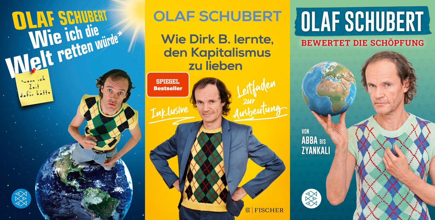 Olaf Schubert: 3 Titel im Set + 1 exklusives Postkartenset