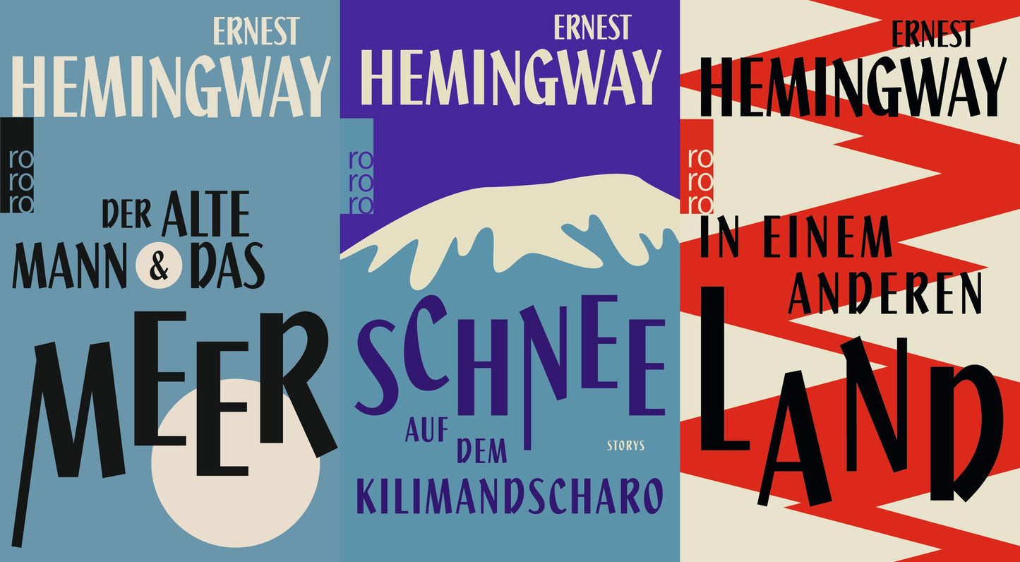 3 Klassiker von Ernest Hemingway im Set + 1 exklusives Postkartenset