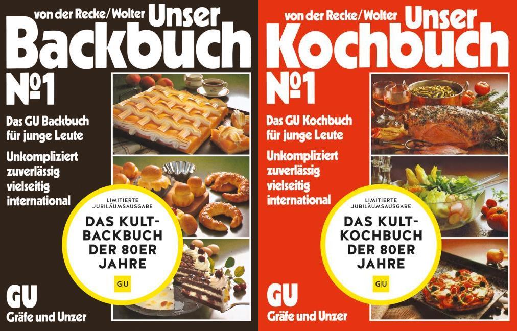 Unser Backbuch No. 1 + Unser Kochbuch No. 1 + 1 exklusives Postkartenset